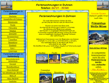Tablet Screenshot of duhnen-ferienwohnung.strandkoje.de